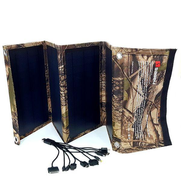 Panel Solar Plegable De 4 Celdas Salida USB 26W 5V 5.2A PSP26W