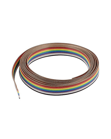 Cable Plano Ribbon De Múltiples Colores De 10 Línea R10