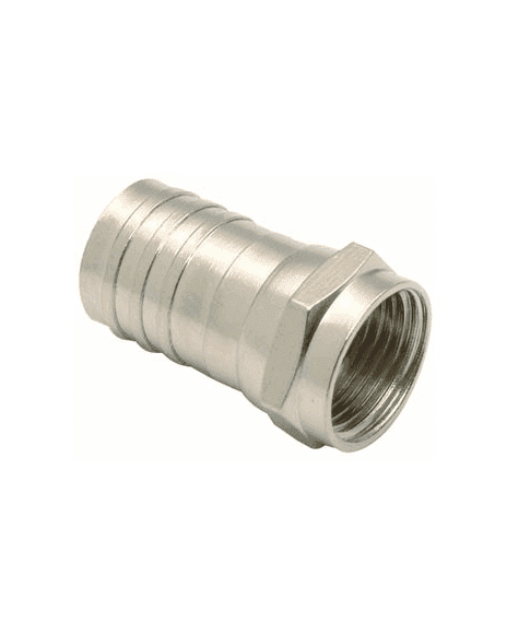 Conector Coaxial Tipo F Macho Para Ponchar RG-6