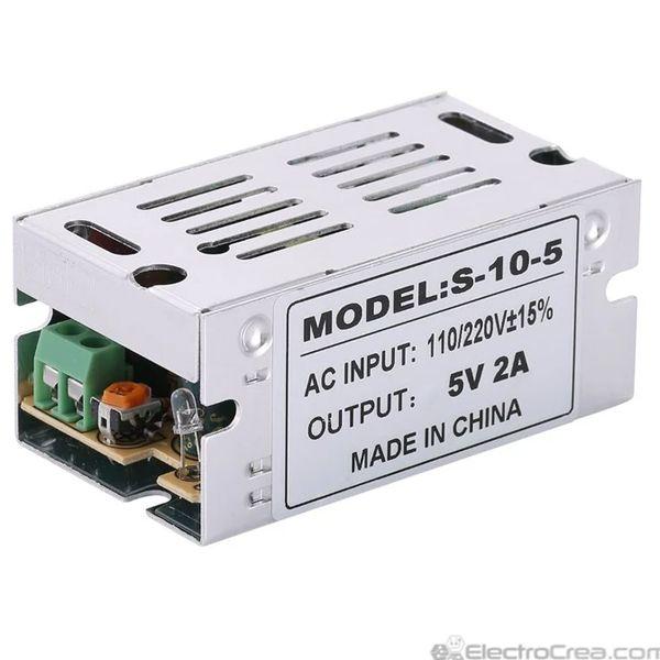 Fuente de voltaje Suicheada 5Vdc 2A S105