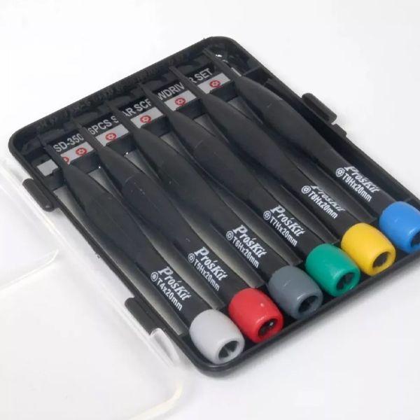 SD3502 Kit de 6 destornilladores perilleros Torx Proskit