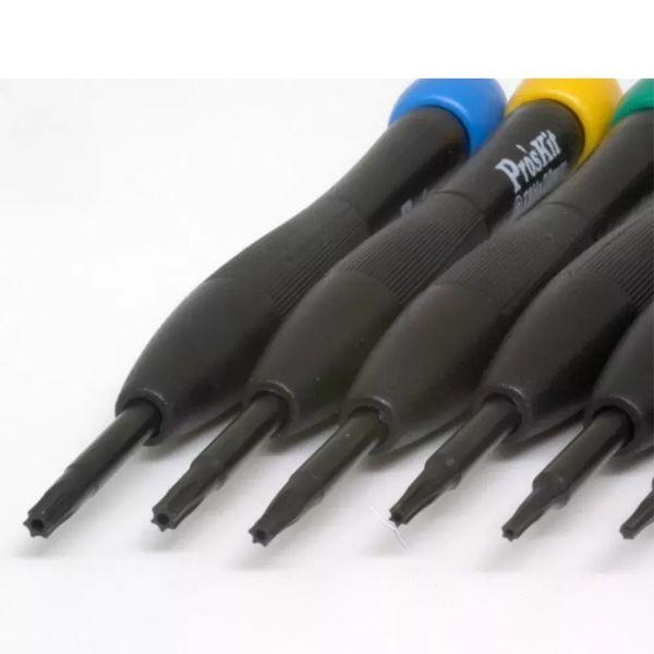 SD3502 Kit de 6 destornilladores perilleros Torx Proskit