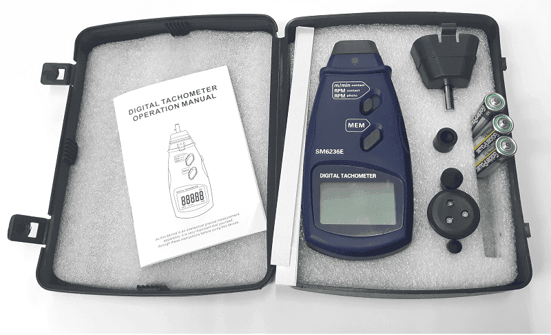Tacómetro Óptico Con/Sin Contacto SM6236E