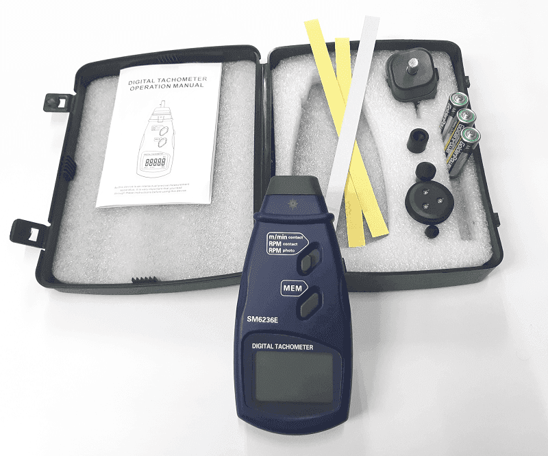 Tacómetro Óptico Con/Sin Contacto SM6236E