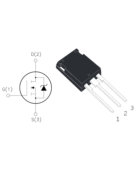 Mosfet Canal N De 500V 34A 0.11Ω STY34NB50