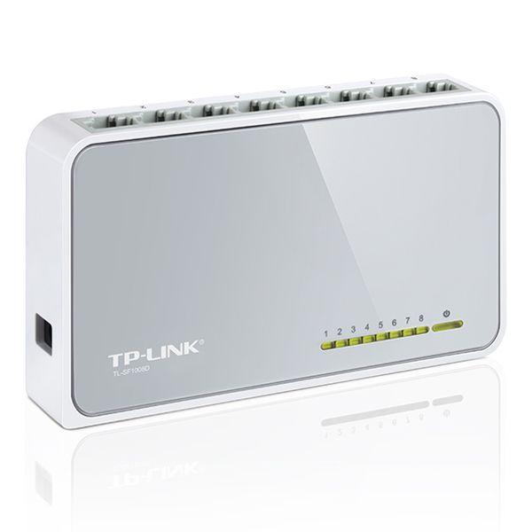 Suiche De Red 8 Puertos 10/100Mbps Tp Link TL-SF1008D SW8