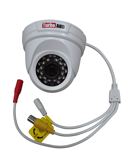 Camara Ir Tipo Domo Plastica Con Lente Fijo De 3.6mm TAHD941DSX