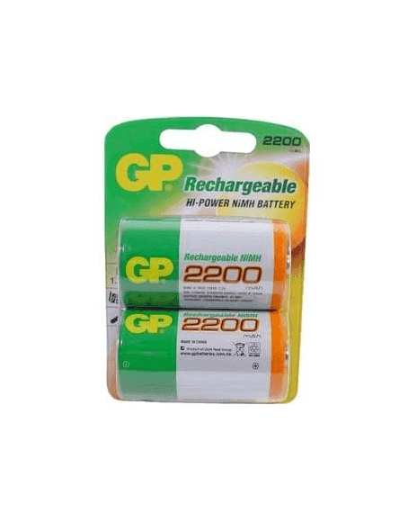 Batería Recargable 1.2VDC 2200mA GP220DH TIPOD
