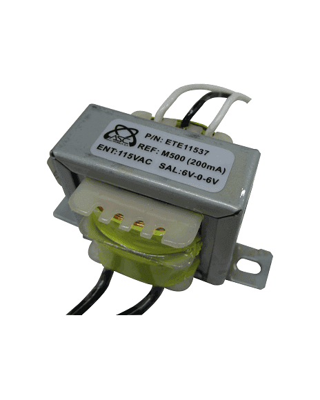 Transformador De Voltaje 6V 0V 6V 200mA TR500M