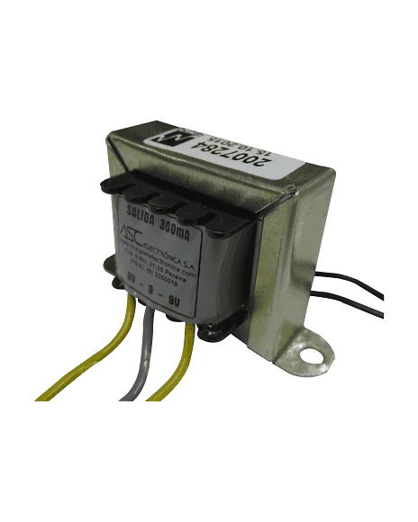 Transformador De Voltaje 9V 0V 9V 300mA TR503M