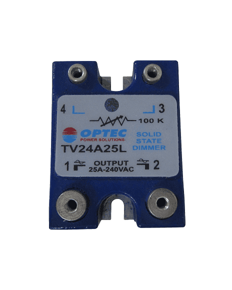 Variador De Potencia De Estado Solido De 25 A 220 Vac TV24A25