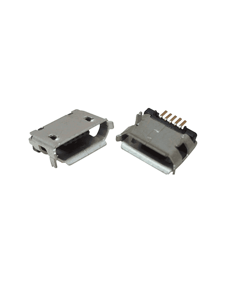 Conector Micro USB Tipo B Hembra 5 Pines USBBHI