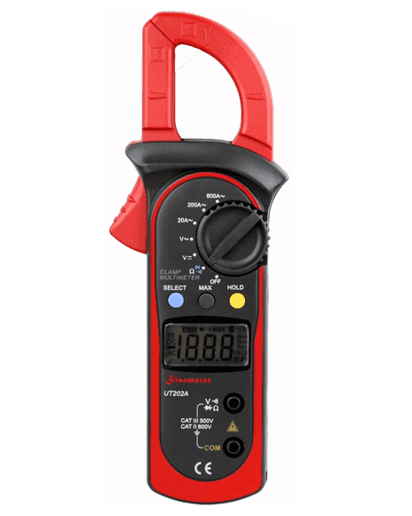 Pinza Amperimetrica Digital De 600A Unit UT202A