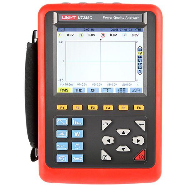 Analizador de Calidad de Energía Trifásico Uni-Trend UT285C 