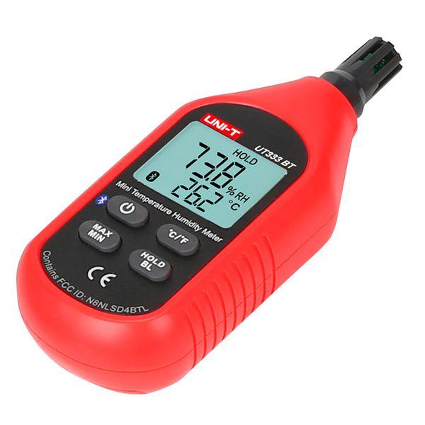 Mini medidor de humedad y temperatura con Bluetooth Unit UT333BT
