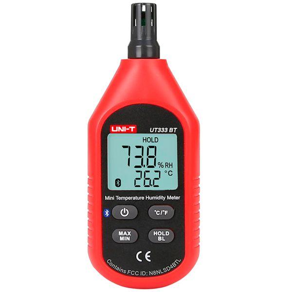 Mini medidor de humedad y temperatura con Bluetooth Unit UT333BT