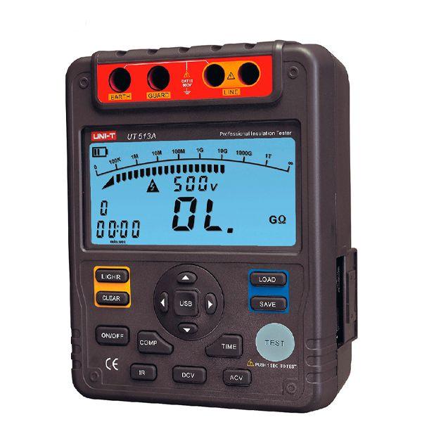 Medidor de Resistencia de Aislamiento Uni-Trend UT513A