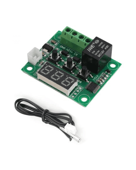 Termostato Digital XH W1209 Alimentado A 12V Con Display Lcd Y Control De Temperatura W1209