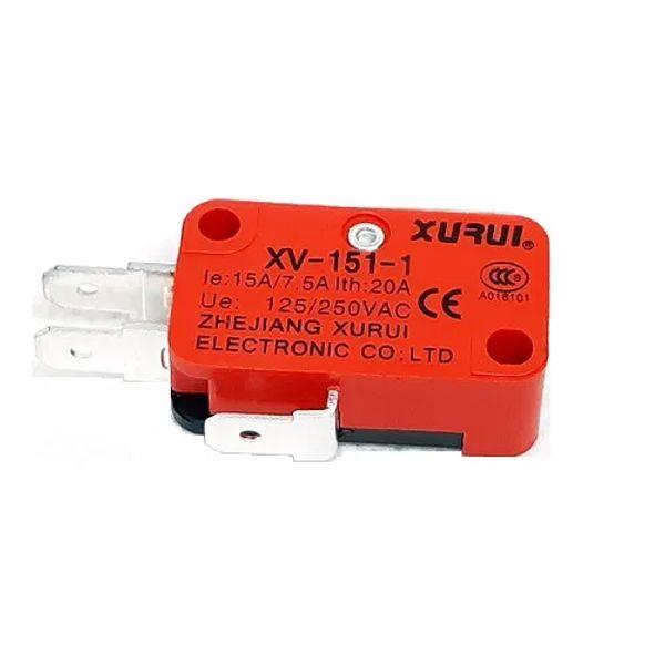 Microsuiche Sin Pala De 3 Pines 15A 125Vac Spdt XV151 XV151S