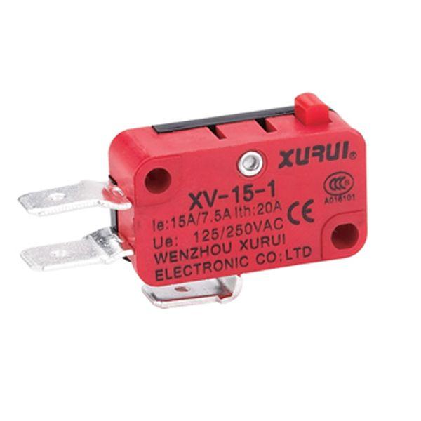 Microsuiche Sin Pala De 3 Pines 15A 125Vac Spdt XV151 XV151S