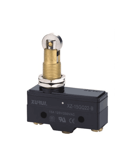 Micro Suiche Industrial Con Roldana 3 Pines 15A 125Vac XZ15GQ22