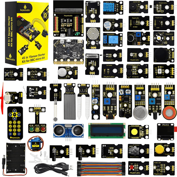 Imfrared Sensor Micro Bit Suconel | Kit Avanzado de Microbit con 45 Sensores KITMICROBIT-45