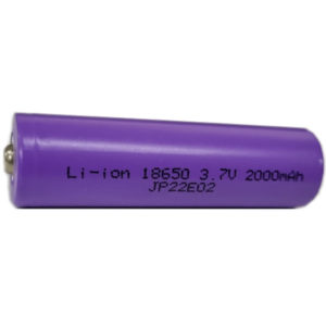 Batería Recargable De Li-Ion De 3.7V 2000mAh 18650
