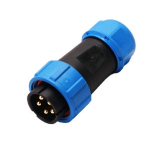 CA17-5M Conector macho aéreo lineal IP68 5 pines